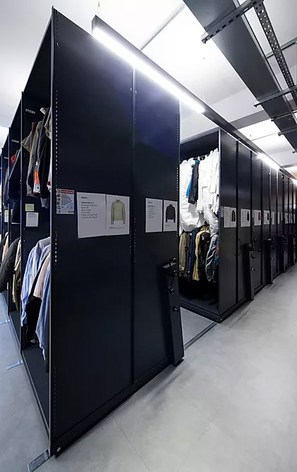 Menswear Archive storage
