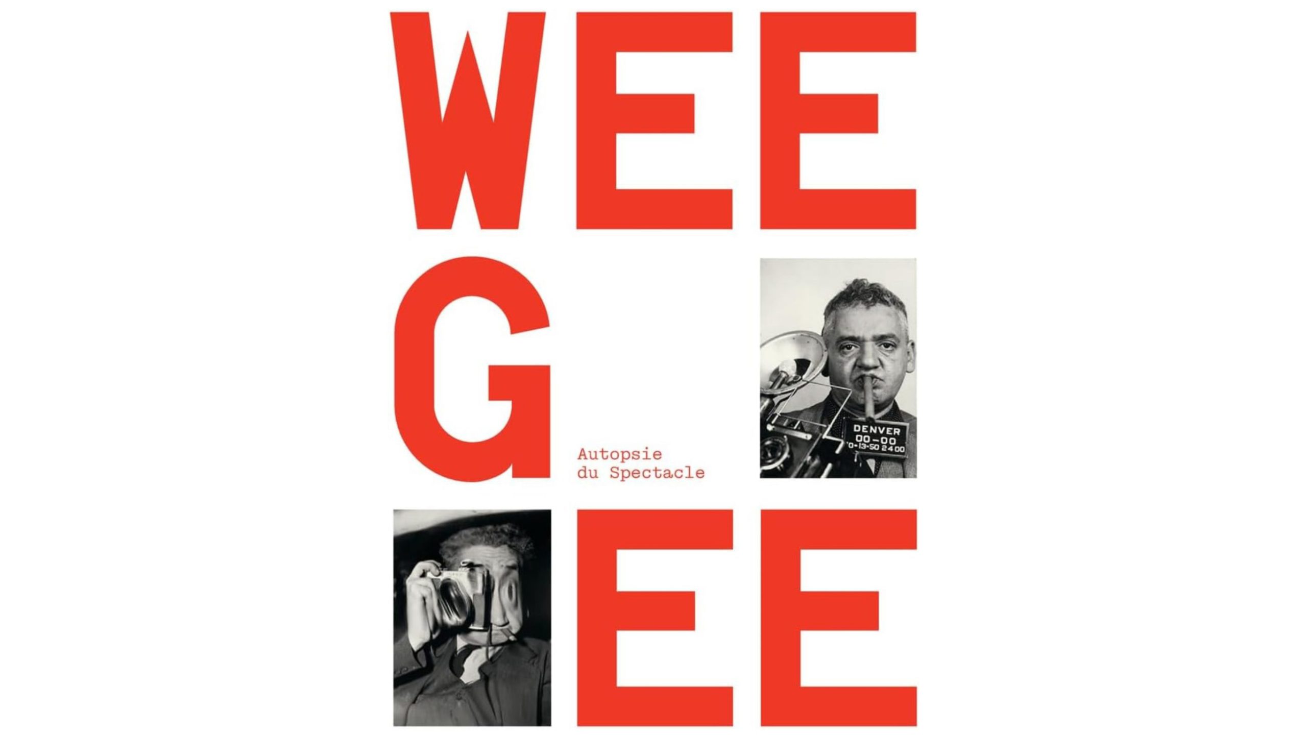 cover of the publication Weegee published by Textuel, France