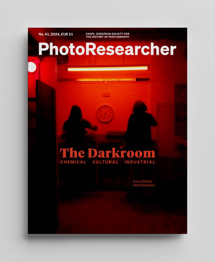 photograph of the cover for 'PhotoResearcher 41 - The Darkroom: Chemical, Cultural, Industrial