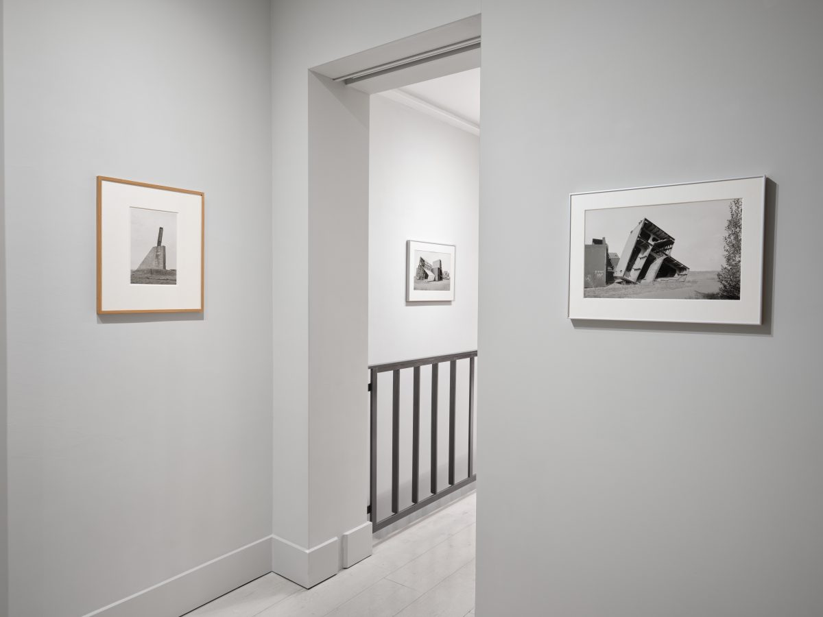 Installation shot of photograph series from Memoryscapes by Ursula Schulz-Dornburg