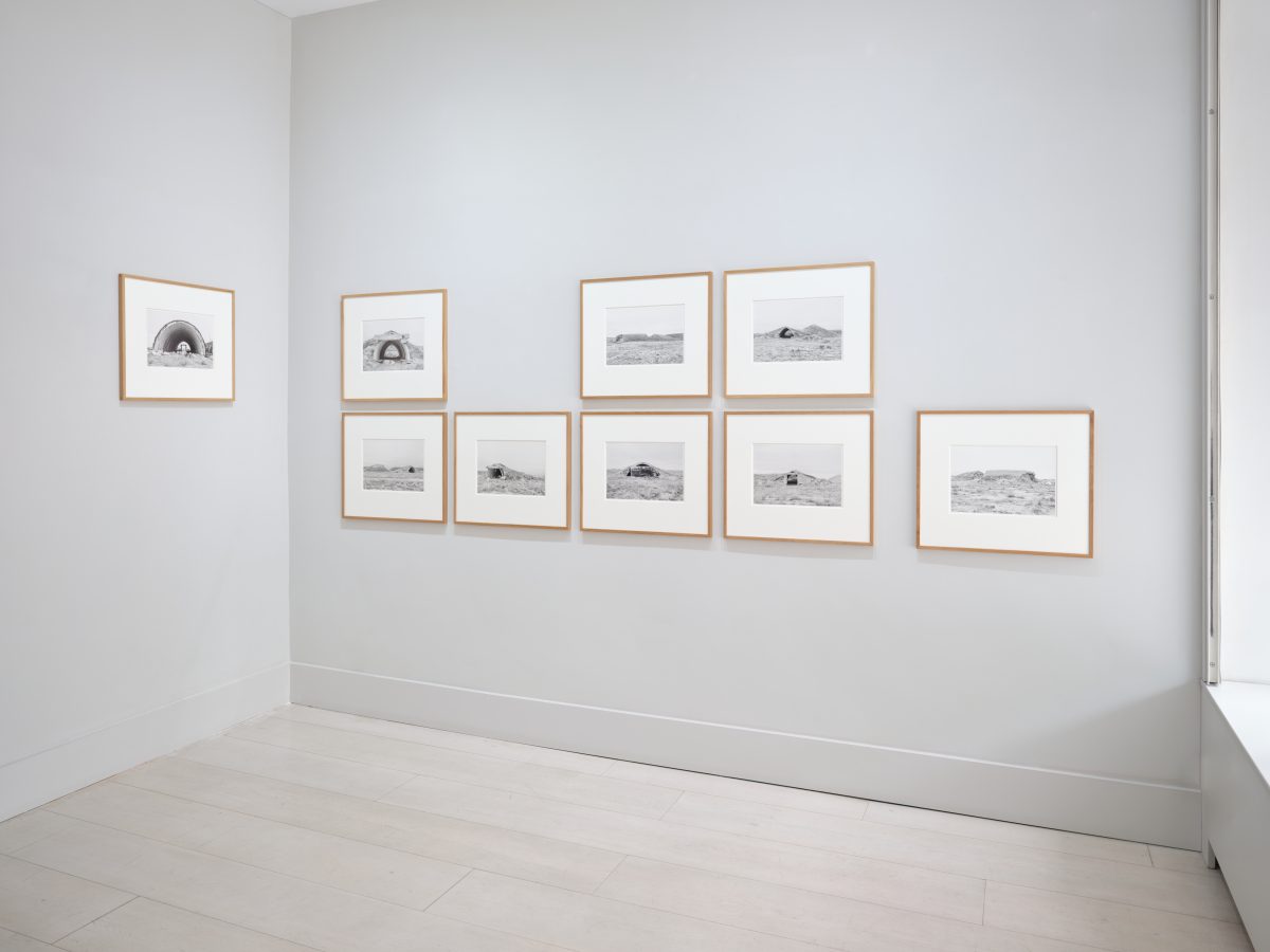 Installation shot of photograph series from Memoryscapes by Ursula Schulz-Dornburg