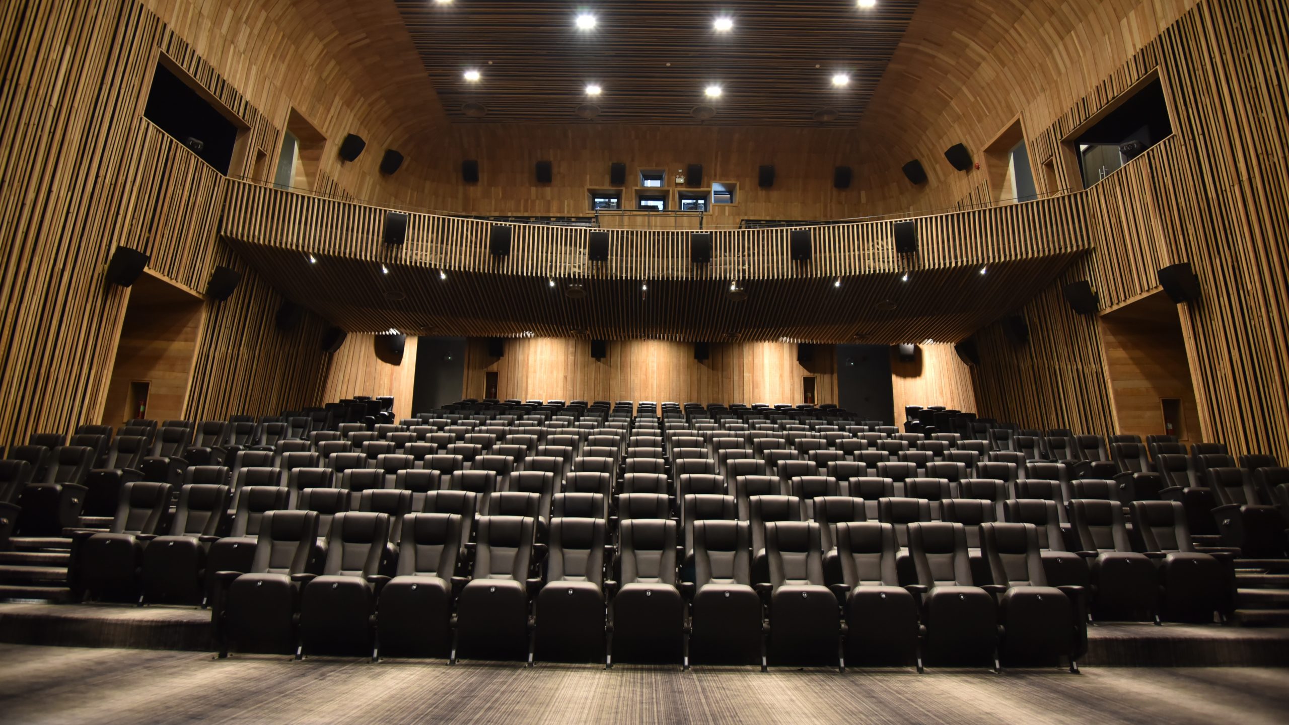 photograph of a large auditorium